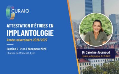 Dr Caroline Journoud, programme CURAIO 2026/2027